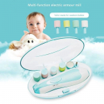 Baby Electric k&uuml;&uuml;netrimmer Kid k&uuml;&uuml;nelakimise t&ouml;&ouml;riist Baby Care Multifunktsionaalne k&uuml;&uuml;nel&otilde;ikur imikute manik&uuml;&uuml;ri komplekt sinine