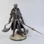 M&auml;ng Bloodborne The Old Hunter Statue hall