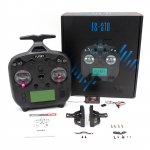 FLYSKY FS-ST8 t&auml;iendatud kaugjuhtimispuldi saatja 2,4 GHz kaugjuhtimispuldi ANT protokoll koos FS-SR8-ga Upgraded Version must