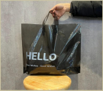 50 tk plastikust k&auml;ekottide riiete kauplus Ostlemine pakend kingituste hoiukoht kaasaskantav v&auml;rvipood universaalsed kotid &auml;ritasku jaoks 50x40x10cm