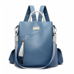 Tagasi T&otilde;mblukuga seljakott Naiste seljakott Mood Colorblock Koolikott sinine