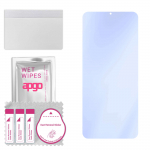 apgo Ultra-Clear 9H Hybrid protective glass compatible with Vivo Y35M, flexible nano glass, great replacement for tempered glass, scratch-resistant, f