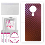 apgo skin sticker film foil vinyl for the BACK compatible with Nokia 5.3, scratch-resistant, easy to install - Carbon Chameleon CAKA5