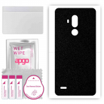 apgo Protective Skin Sticker for the back compatible with Ulefone Armor 5S, Wrap Film, Foil, Vinyl - Pattern Matte Black