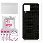 apgo Protective Skin Sticker for the back compatible with Samsung Galaxy M22, Wrap Film, Foil, Vinyl - Pattern Matrix