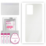 apgo Protective Skin Sticker for the back compatible with ZTE Blade V40, Wrap Film, Foil, Vinyl - Pattern Matte Transparent