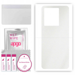 apgo Protective Skin Sticker for the back compatible with Vivo IQOO Neo6 India, Wrap Film, Foil, Vinyl - Pattern Matte Transparent