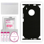 apgo Protective Skin Sticker for the back+sides compatible with Huawei Y9a, Full Wrap Film, Foil, Vinyl - Pattern Matrix