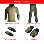Taktikalised p&uuml;ksid Army Camo Multicam Cargo P&otilde;lvekaitsed P&uuml;ksid T&ouml;&ouml;riided V&otilde;itlusvorm Airsoft S&auml;rgid Meeste Riietus XXL
