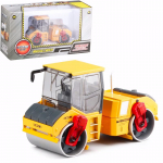 1/35 sulamimudelid teerullidega ehituss&otilde;idukid, metallist topeltterasest rattaga rullm&auml;nguasjad, mudelite ehitus, auto, poisi kingitus 1/35-Size:14.5*9*6cm kollane