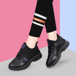 Naiste Kingad Kevad Nahast Jooksujalatsid Korea Versioon K&otilde;ikidele Riideesemetele Sobivad Vabaaja Jalatsid Libisemiskindlad Veekindlad Spordijalatsid Naiste Kingad 35