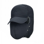 Mehed Naised Faux F-ur EarHat Cap Winter Ski Trooper Trapper must