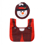 J&otilde;uluvana kaunistus WC-istmekatte ja vaibakatte kombinatsioon punane