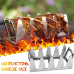 Roostevabast terasest multifunktsionaalne grillrest, lihtne puhastamine, BBQ-grill lihtne kaudne grill One Size h&otilde;be