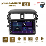Toyota Corolla E140 E150 2006-2013 jaoks koos nupu nupuga Android autoraadio multimeediumipleier Navigatsioon stereo GPS 2 Din Carplay 2+32GB 1+16GB