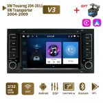 Carplay autoraadio 2 Din Android 12 jaoks VW/Volkswagen/Touareg/Transporter T5 Multivan 2004-2011 Multimeedia Stereo GPS Navigation Audio 2+32GB 2+32GB