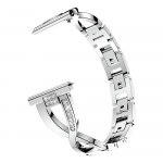 K&auml;epael 20mm 22mm Rhinestone Rihm Huami Amazfit Bip Lite GTS GTR 4//3/2 Nutikella Rihm Samsung Galaxy Watch 42mm 46mm jaoks 20mm