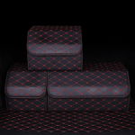 Suure mahutavusega mitmeotstarbeline kokkupandav kaanega auto pagasiruumi hoiupaneel Kaasaskantav auto pagasiruumi kott Auto pagasiruumi korraldaja L