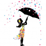 Isekleepuv seinakleebis, mida on lihtne peale kanda PVC Fairy Girl Flower DIY sein 2