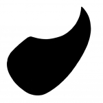 Kitarri pickguard Kitarri kaitse Folk-kitarri pickguard pruun