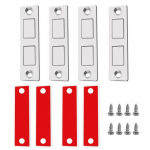 Uksemagnetid &Uuml;li&otilde;huke kapiukse magnetkinnitus Isekleepuv Lihtne paigaldada M&ouml;&ouml;blikapi magnetid Uksesulguriiv 2pcs