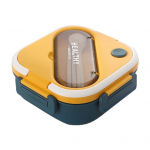 1 komplekt 1300 ml Bento Box mikrolaineahjus lekkekindel toiduklassi &otilde;pilastele 3 restiga l&otilde;unakohver koos s&ouml;&ouml;giriistadega igap&auml;evaseks kasutamiseks lilla