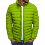 Meeste talvejope soe Slim Fit paks mantel vabaaja jope pealisriided top pluus L roheline