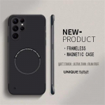 Ultra &otilde;huke k&otilde;va arvuti magnetiline raamita telefoni&uuml;mbris Magsafe'i jaoks Samsung Galaxy S24 S23 S22 S21 S20 FE Plus Note20 &uuml;limatt kate Samsung S23 FE