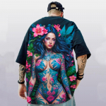 3D Anime Beauty Print l&uuml;hikeste varrukatega T-s&auml;rk Street Trend Meeste T-s&auml;rk Suvine Lahti Suur Suurte L&uuml;hikeste Varrukatega Kiirelt Kuivavad Meeste T-s&auml;rgid S