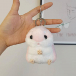 Kawaii armsad pehmed hamstri v&otilde;tmehoidjad v&otilde;tmehoidjad kohevad nipsasjad auto k&auml;ekoti ripats V&otilde;tmehoidja s&otilde;rmusehoidja s&uuml;nnip&auml;evakingitus roosa