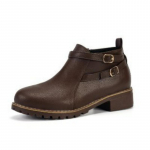 Talvised uued Martini saapad naiste kingad paksu kontsaga &uuml;mmarguse peanahaga saapad naiste suure suurusega poolsaapad 35 pruun