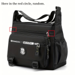 Multifunktsionaalne &otilde;lakott meestele, suure mahutavusega mitmekihiline Crossbody kott jalgrattas&otilde;iduks matkamiseks m&auml;gironimiseks must