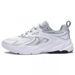 Li Ning Meteor libisemiskindlad, p&otilde;rutuskindlad, vastupidavad madala l&otilde;ikega jooksujalatsid meestele, tossud, valge hall ARXT009-4 42⅓