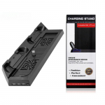 Vertikaalne alus PS4 Slim / PS4 jaoks koos jahutusventilaatoriga Playstation 4 jaoks 38.4*14.2cm must