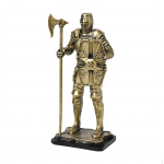 Knight Figurine Kunstiline kodukaunistus kuld