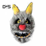 Pehme mootorratta kiivri kate Dekoratiivne tolmukindel universaalne multikas Devil Bunny Bee Santa Cow Mootorratta t&auml;iskiivri kaitsekaitse B