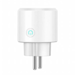 Smart Socket H&auml;&auml;lkaugjuhtimispult Toitestatistika Euroopa standardne pesa WIFI Version No Metering valge
