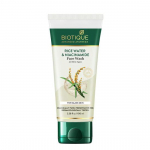 Biotique Rice Water & Niacinamide s&uuml;gavpuhastav geel-n&auml;okoorija siledamaks, s&auml;ravamaks ja s&auml;ravamaks nahaks | Klaasnahk | Avab poorid | Meestele ja naistele - 100 ml