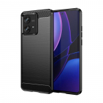 Kest Motorola Edge 40 Neo jaoks, &uuml;mbris Moto Edge 40 Neo jaoks, p&otilde;rutusvastane pehme silikoonist s&uuml;sinikkiust &uuml;mbris Moto Edge 40 Neo jaoks For Moto Edge 40 Neo must
