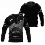 Poksikapuutsid Meeste poksiklubi kapuuts 3D prinditud topsid S&uuml;gises pikkade varrukatega t&auml;navar&otilde;ivad kapuutsiga kapuuts meestele Spordiriided XL