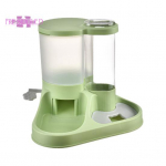 Lemmikloomas&ouml;&ouml;tja Mugav suure mahutavusega l&auml;bipaistev 2-&uuml;hes kassitoidu veejaotur Lemmikloomatarvikud roosa