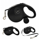 5M 8M vastupidav koerarihm Automaatne sisset&otilde;mmatav koerarihm Suur koerarihm, pikendav jalutusrihm Veok&ouml;isrihm Lemmikloom 3m must