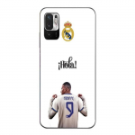 Coque Maniacase pour Xiaomi Redmi Note 10 5G Kylian Mbappe Real Madrid 9 Hola