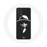 Coque Maniacase pour Samsung Galaxy A32 4G Monkey D. Luffy black and white