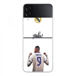 Coque Maniacase pour Samsung Galaxy Z Flip4 Kylian Mbappe Real Madrid 9 Hola