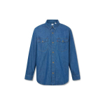 Levis SS23 Pesitud Vintage &Uuml;he N&ouml;&ouml;biga Pikkade Varrukate S&auml;rk Meeste s&auml;rgid Sinine A1919-0020 XS