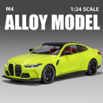 Uus 1:24 BMW THE M4 IM sulamist miniatuurne auto survevalu metallist skaalaga automudel Helivalgussimulatsioonikollektsioon Laste m&auml;nguasjas&otilde;iduk kingitus
