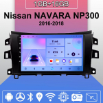 Android Carplay Autoraadio Nissan NAVARA NP300 2016-2018 jaoks Multimeediapleier Peak Unit Stereo GPS-navigatsioon BT WIFI 2+32GB 1+16GB