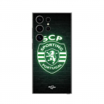 Coque Samsung Galaxy S24 ULTRA SCP SPORTING PORTUGAL LUMINEUX FOND NOIR Maniacase