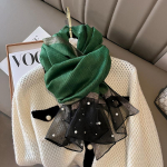 Luksuslik l&auml;ikiv teemantsall, siidist naiste Hijab, pehmed villased r&auml;tikud ja &uuml;mbrised suured &otilde;hukesed sallid Foulard naiste Bufanda uus 75x190cm